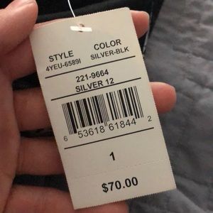 Dresses - Black and Silver Dress Dresses - Black and Silver Dress